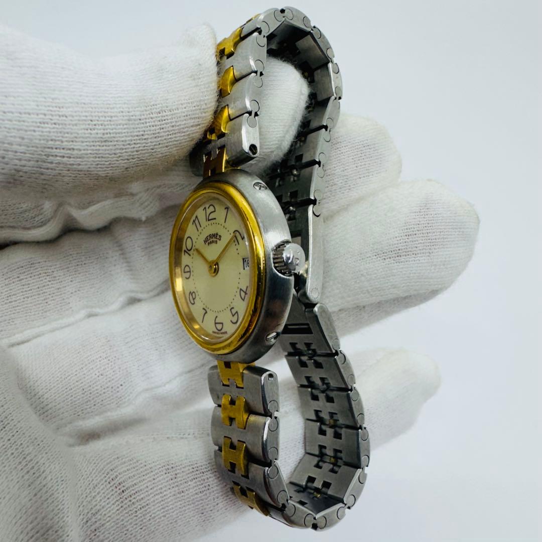 ✨エルメス✨プロフィール✨SS×GPコンビ✨デイト✨WR✨クオーツ✨腕時計✨