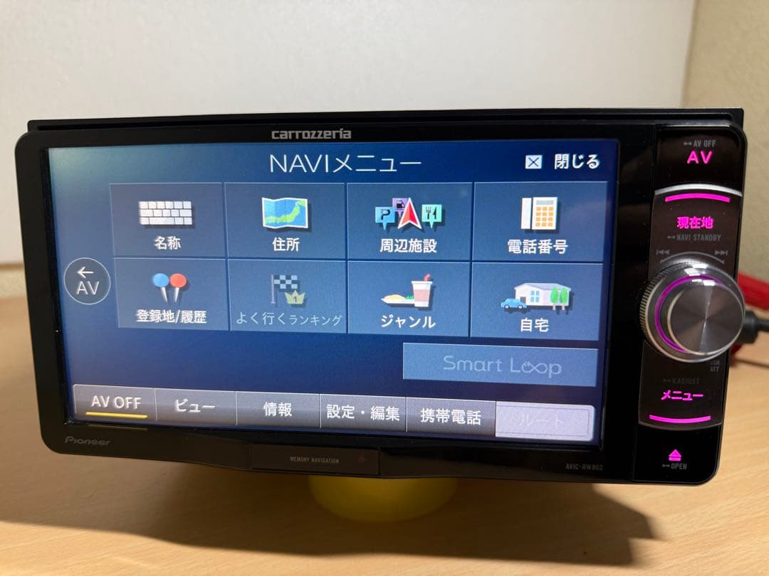 カーオーディオ CARROZZERIA- AVIC-RW802-2018