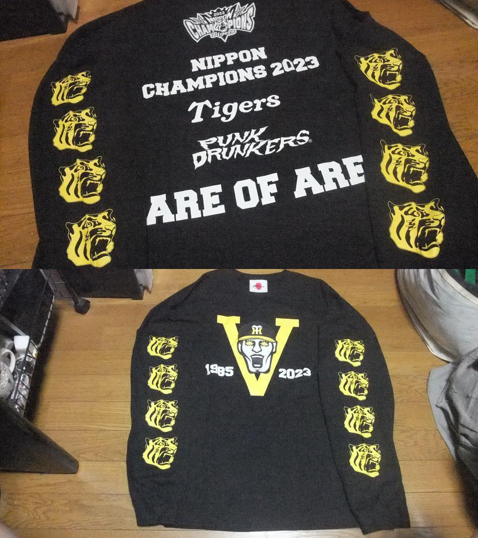 パンクドランカーズ XL 阪神タイガース 未使用 Tシャツ 日本一 優勝 黒長袖