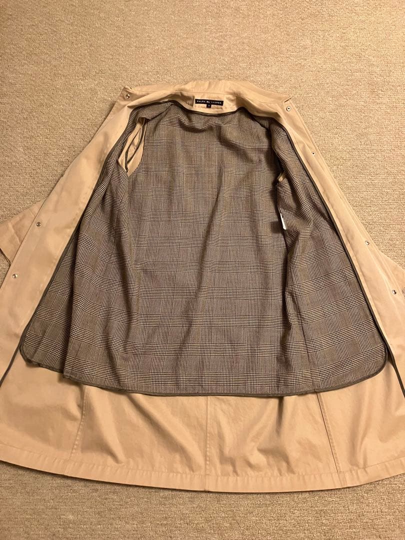 【ヴィンテージ】ラルフローレン・トレンチコート9号（ベージュ）