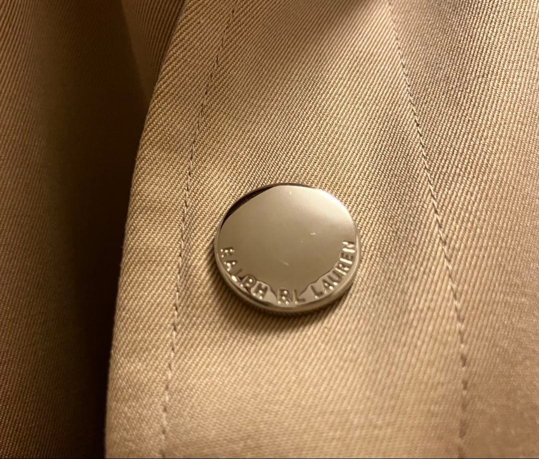 【ヴィンテージ】ラルフローレン・トレンチコート9号（ベージュ）