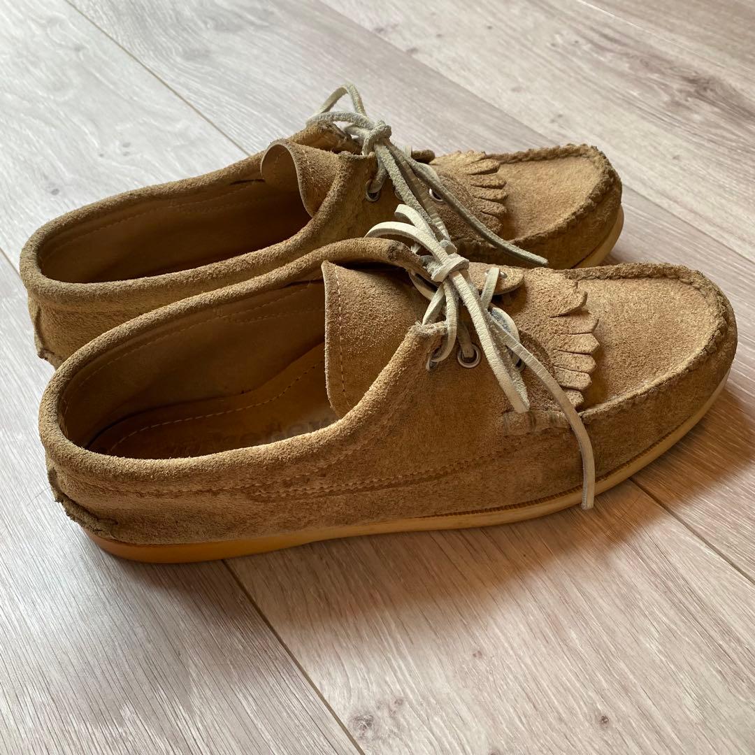 【USA製】Yuketen ユケテン スエードレザーシューズ ベージュ モカシン