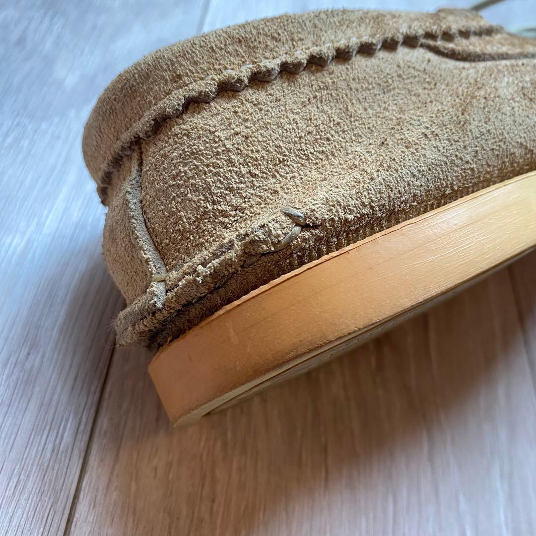 【USA製】Yuketen ユケテン スエードレザーシューズ ベージュ モカシン