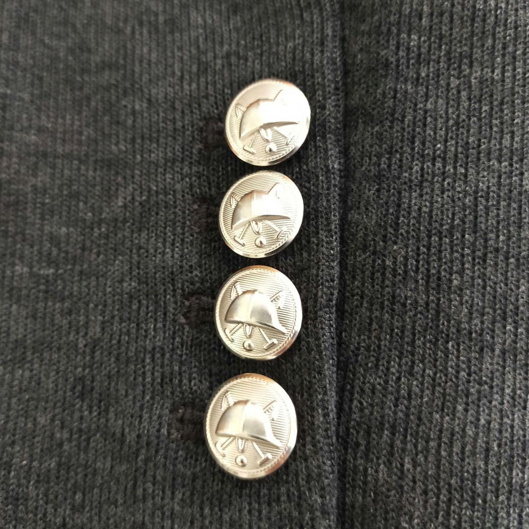 未使用品　ポロラルフローレン　4サイズ　エンブレム刺繍　ニット地　ブレザー