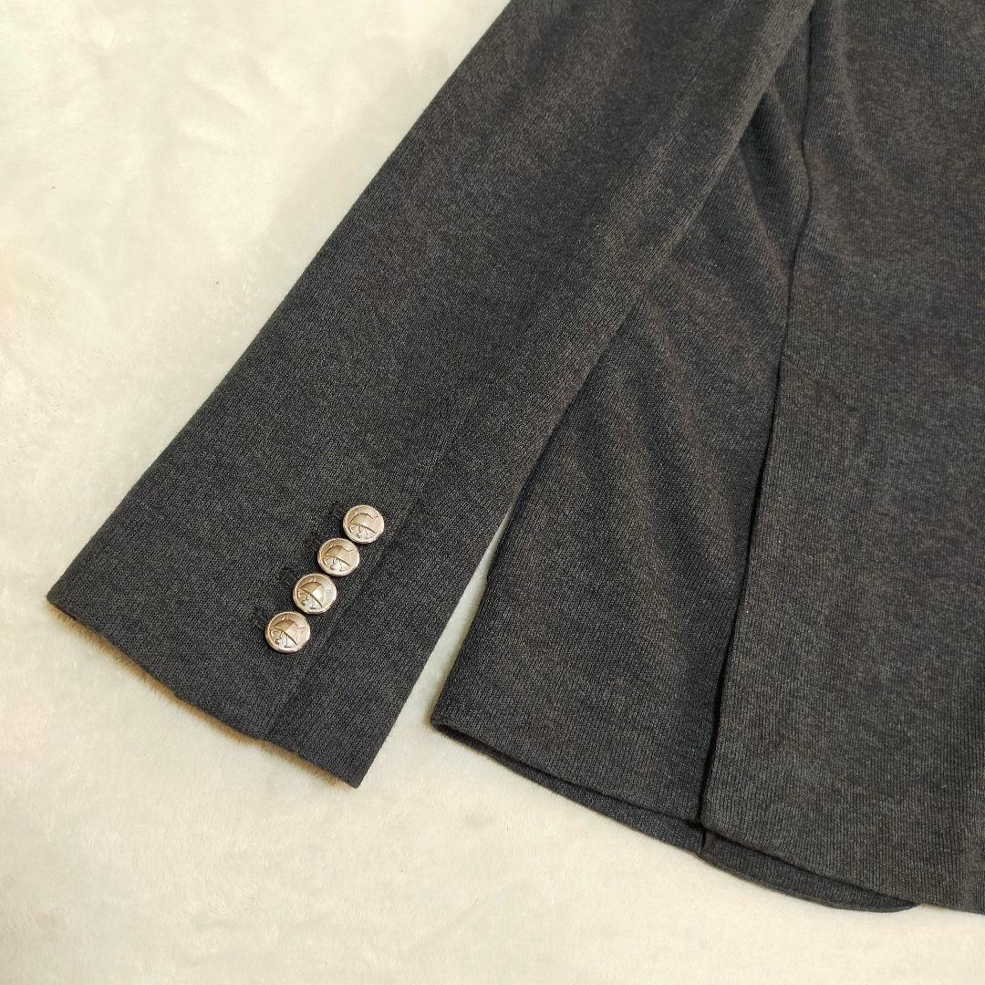 未使用品　ポロラルフローレン　4サイズ　エンブレム刺繍　ニット地　ブレザー