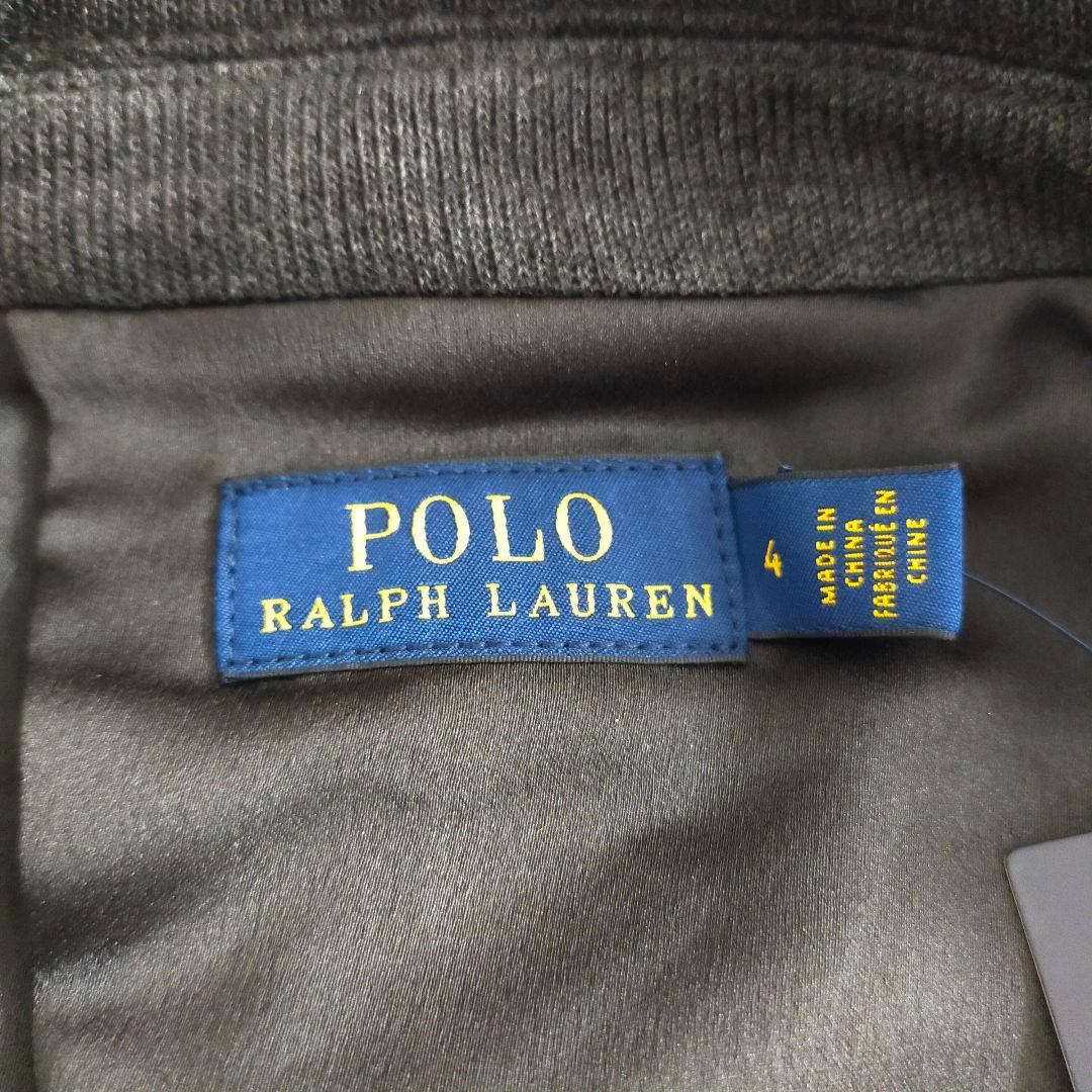 未使用品　ポロラルフローレン　4サイズ　エンブレム刺繍　ニット地　ブレザー