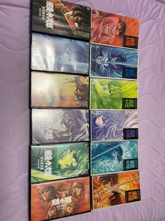 VHSビデオ　風魔の小次郎　全12巻