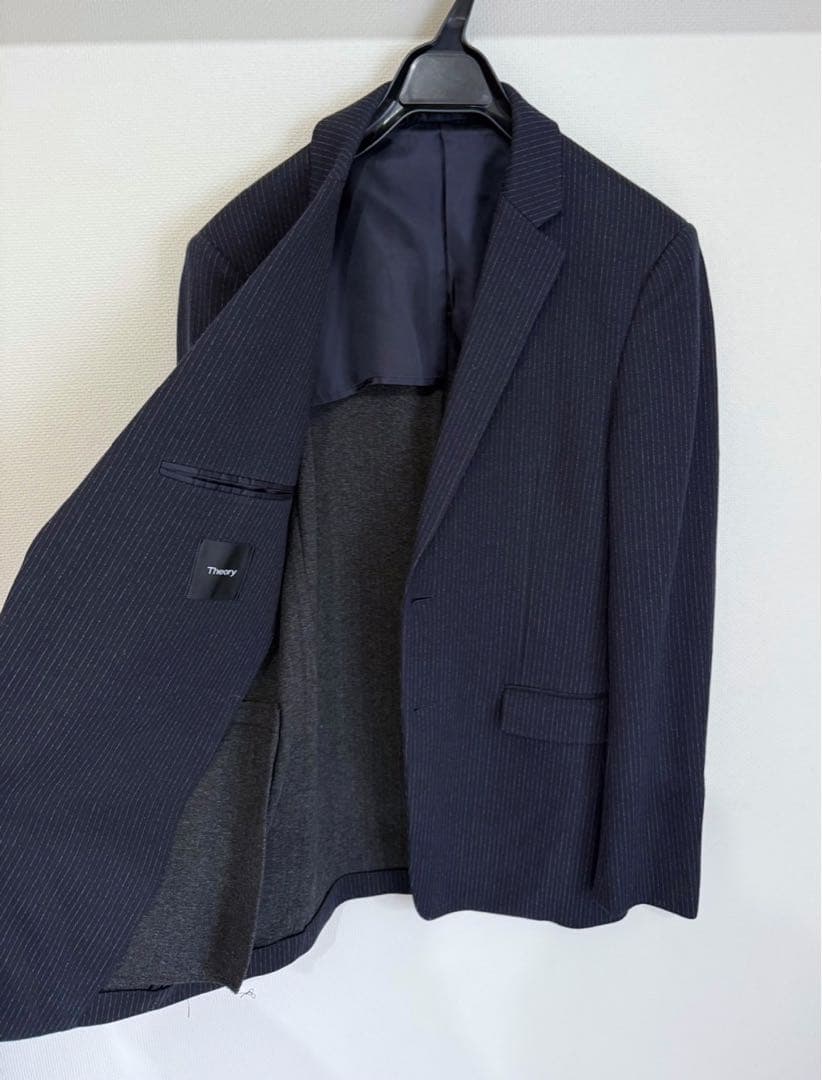極美品 Theory 現行タグ　スーツセットアップ　ネイビー38 定価約14万円