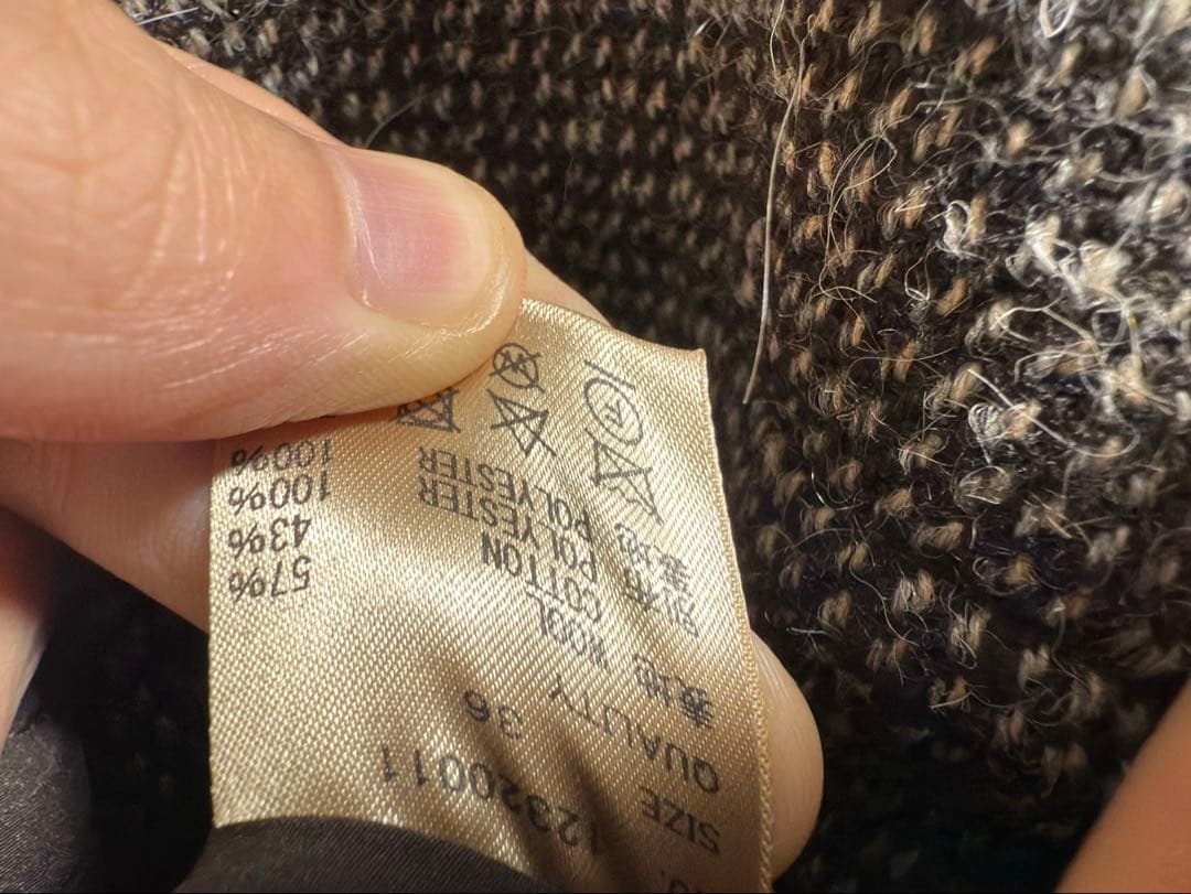 TODAYFUL ダブルカラーツイードコート 36inch