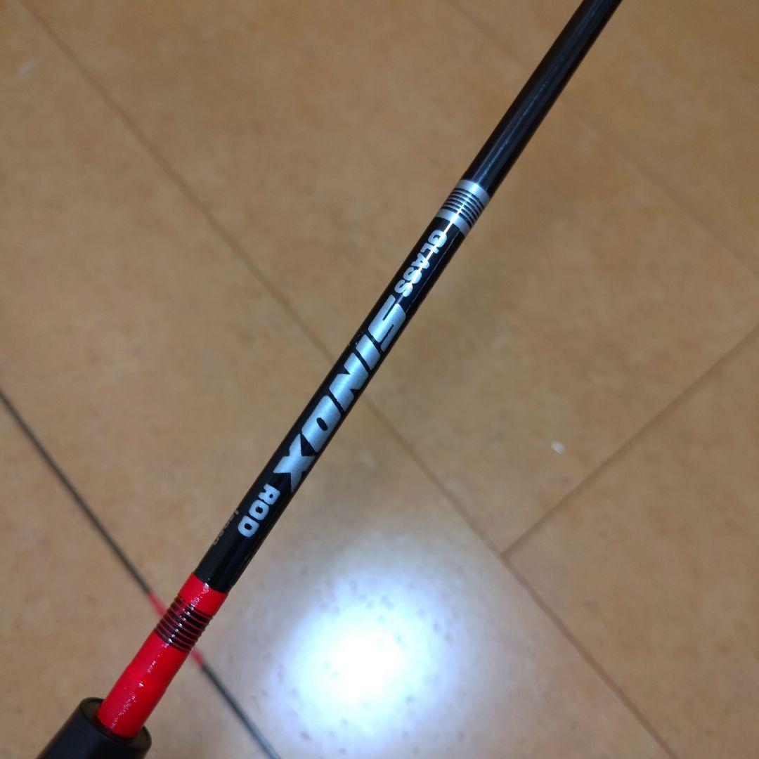 奇跡新品昭和ロマン宝物釣具レトログラスフィッシングガングリップSINOXロッド