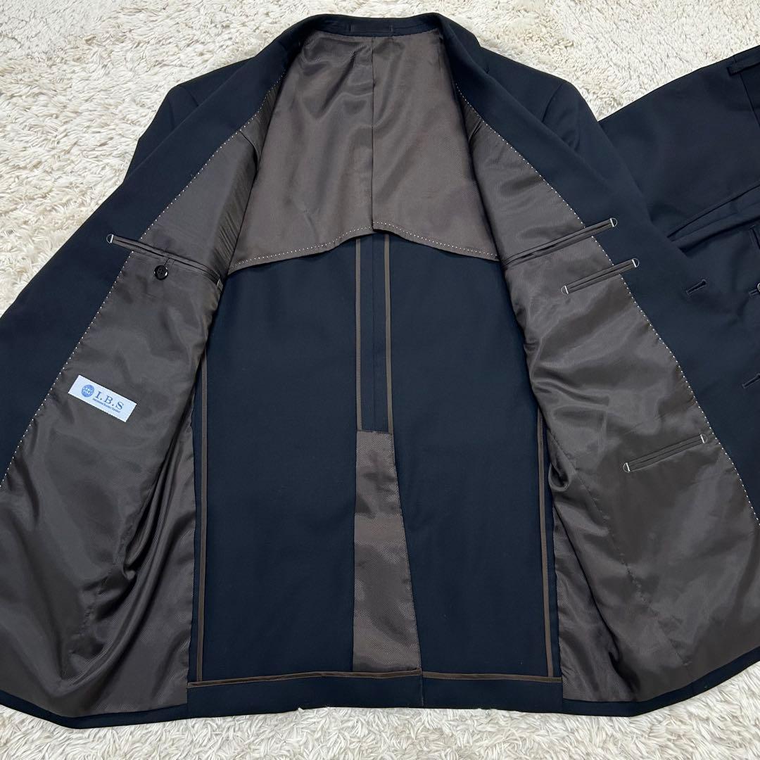 美品 i.b.s はるやま　スーツ BB7 大きいサイズ ネイビー セットアップ