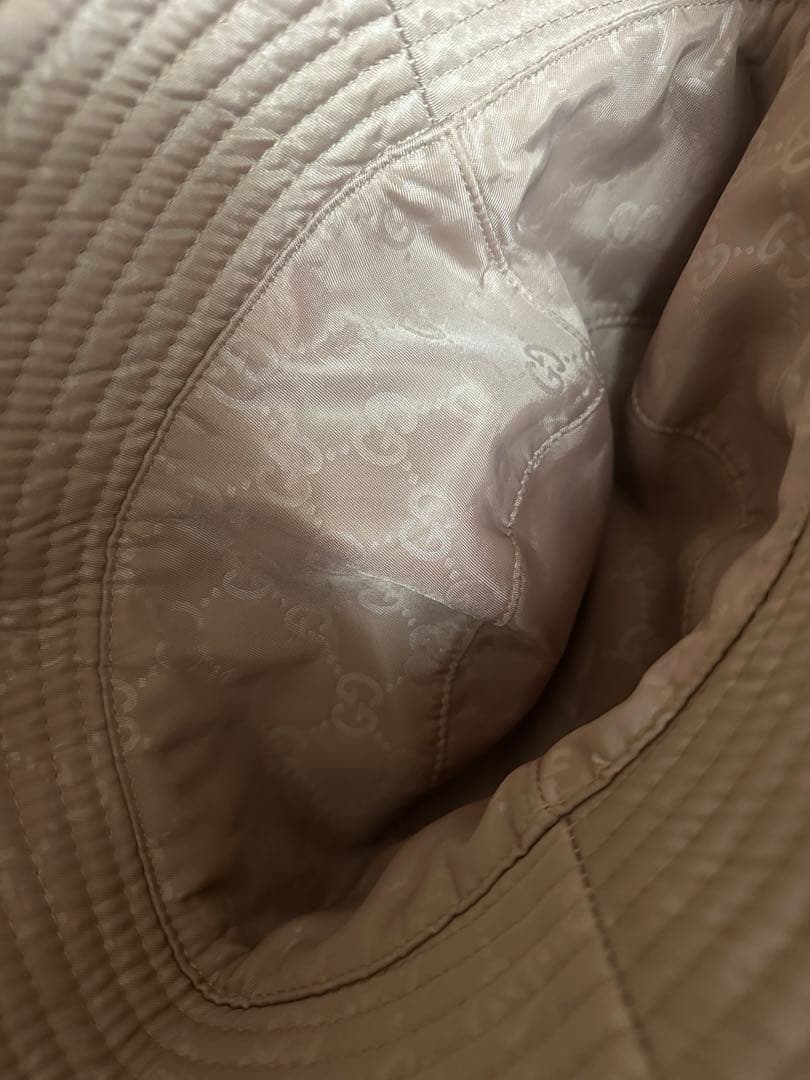 Gucci パターン バケットハット ベージュ ユニセックス