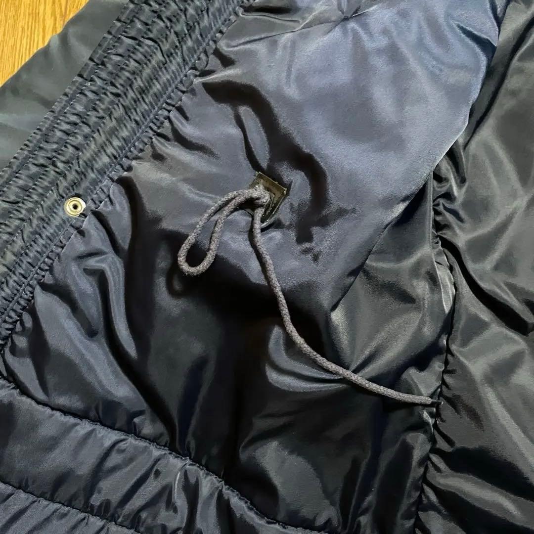 【ホッペタロマン】N-3B HOUSTON　M　ネイビー系　リフレクター付