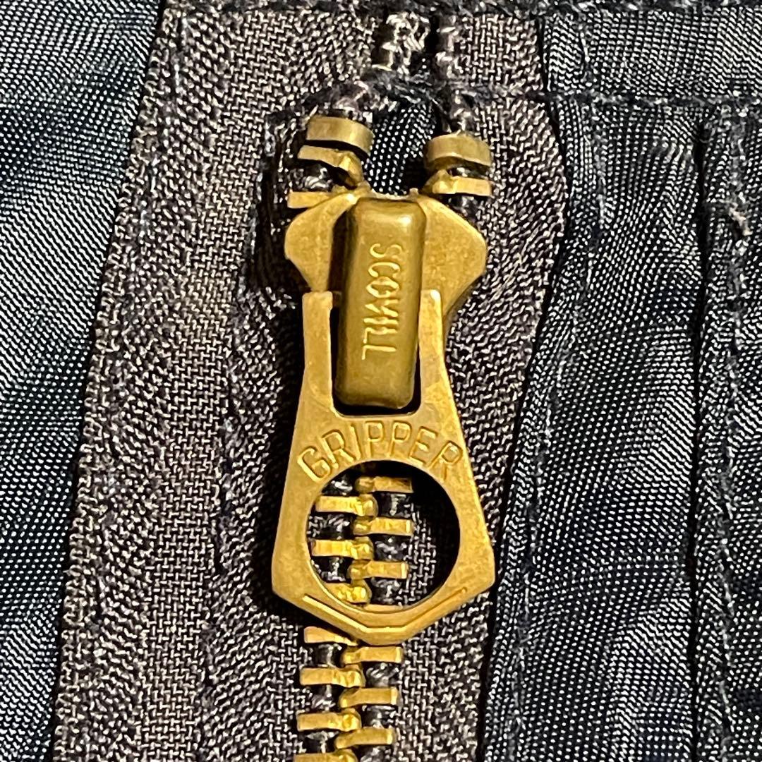 【ホッペタロマン】N-3B HOUSTON　M　ネイビー系　リフレクター付