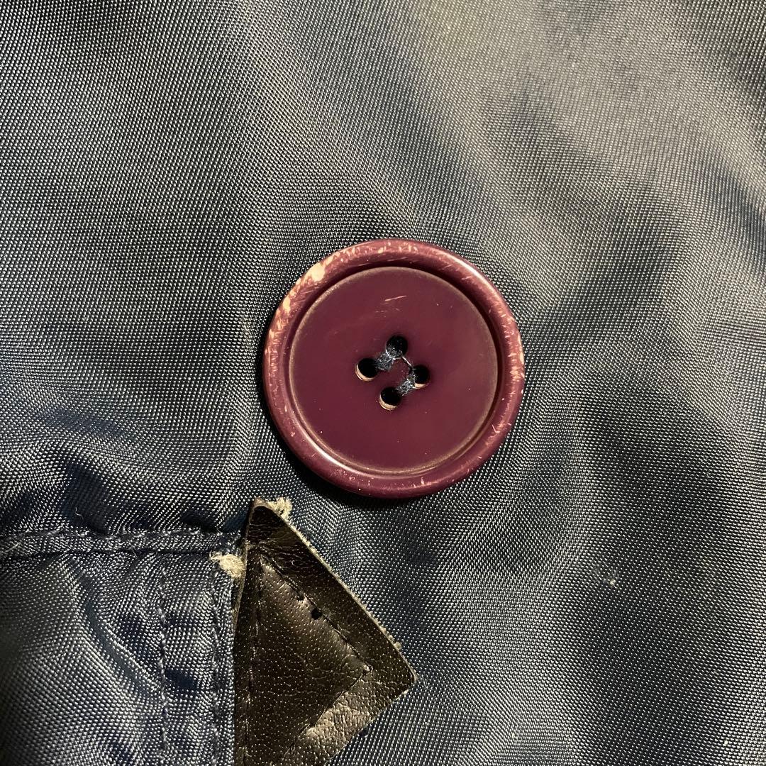 【ホッペタロマン】N-3B HOUSTON　M　ネイビー系　リフレクター付