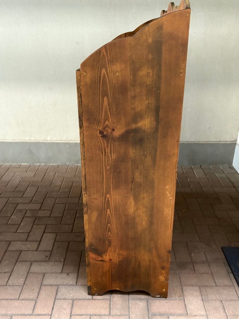 メ*4様 カントリー ナチュラルウッドハート型キャビネット