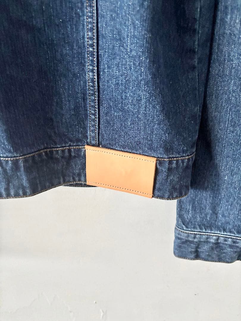 美品】si-si-si comfort　スタンドカラーベーシックデニムジャケット