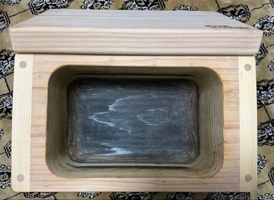 松川碁盤店★霧島杉ぬか漬桶★ぬか床★くりぬき杉桶★水抜き不要★ 糠漬容器★