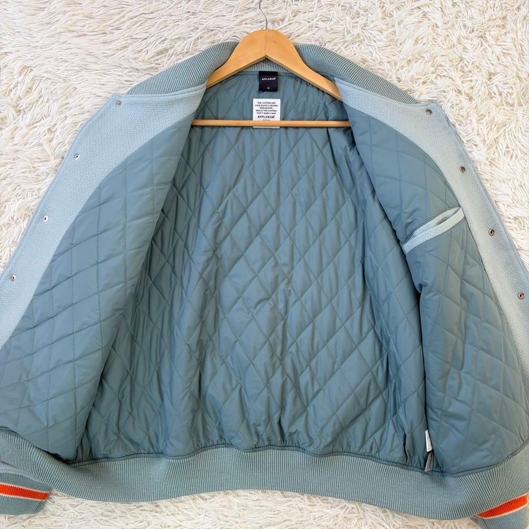 美品✨APPLEBUM アップルバム メルトン スタジャン オールドスクール L