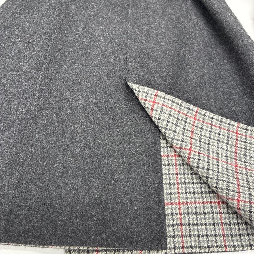 ARTISAN ダークグレー ダブルブレスト ロングコート