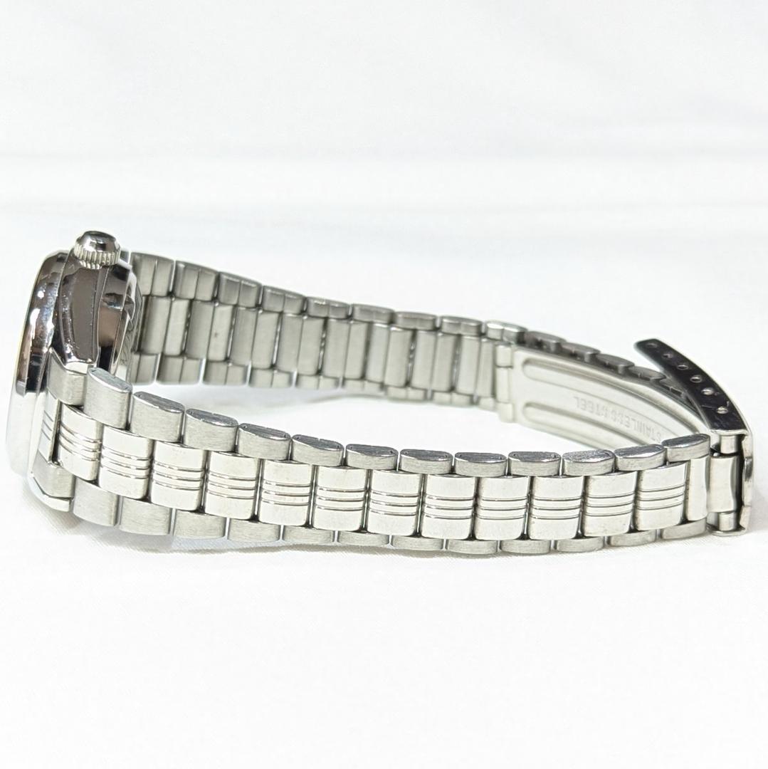 ORIENT オートマ レディース 稼働品 赤文字盤 デイデイト