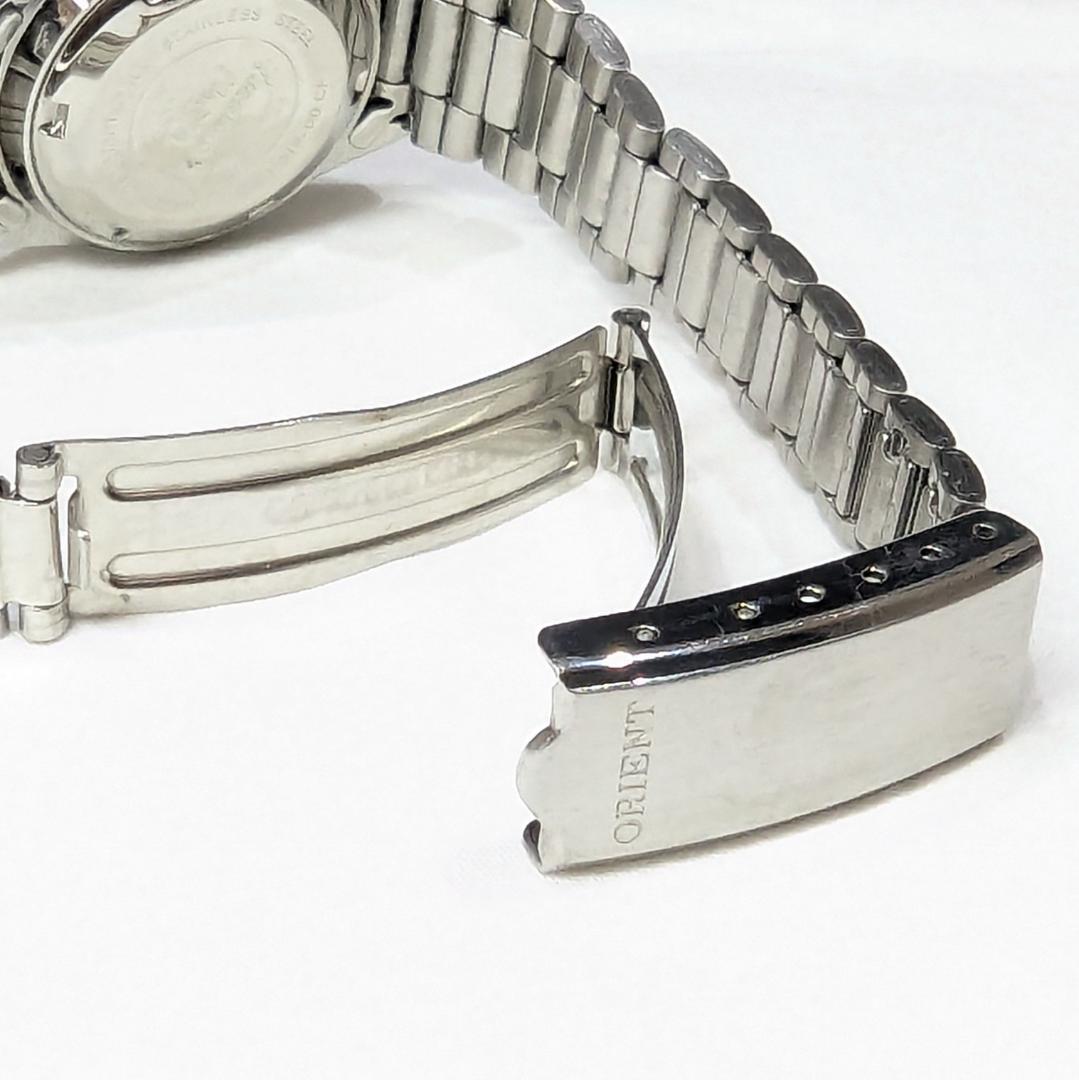 ORIENT オートマ レディース 稼働品 赤文字盤 デイデイト