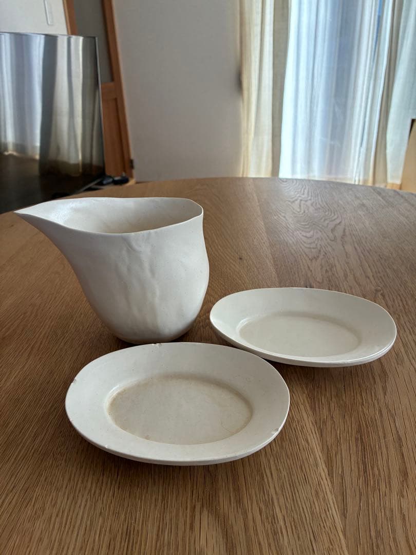 井山三希子　片口ピッチャー(大) プレート2枚セット