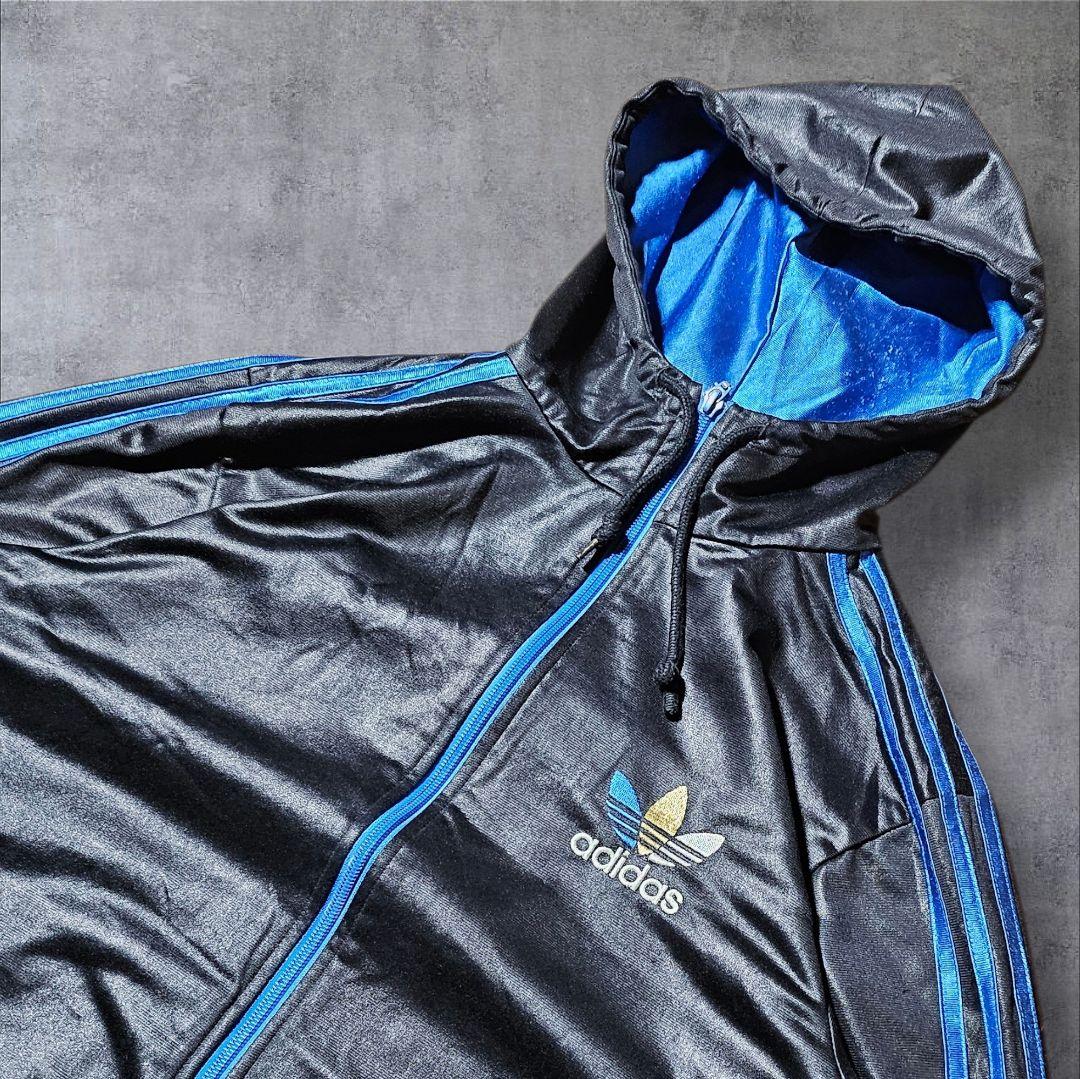 ゆうadidasアディダスCHILE62 ジップアップフーディートラックジ