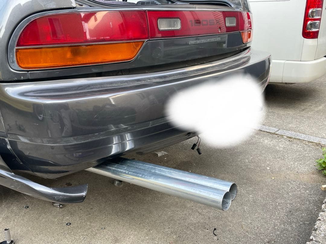 180sx S13 ワンオフフルデュアルマフラー マフラー