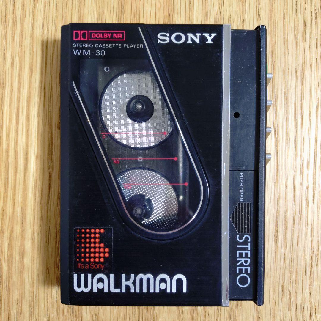 ジャンクSONY WM-30 カセットプレーヤー