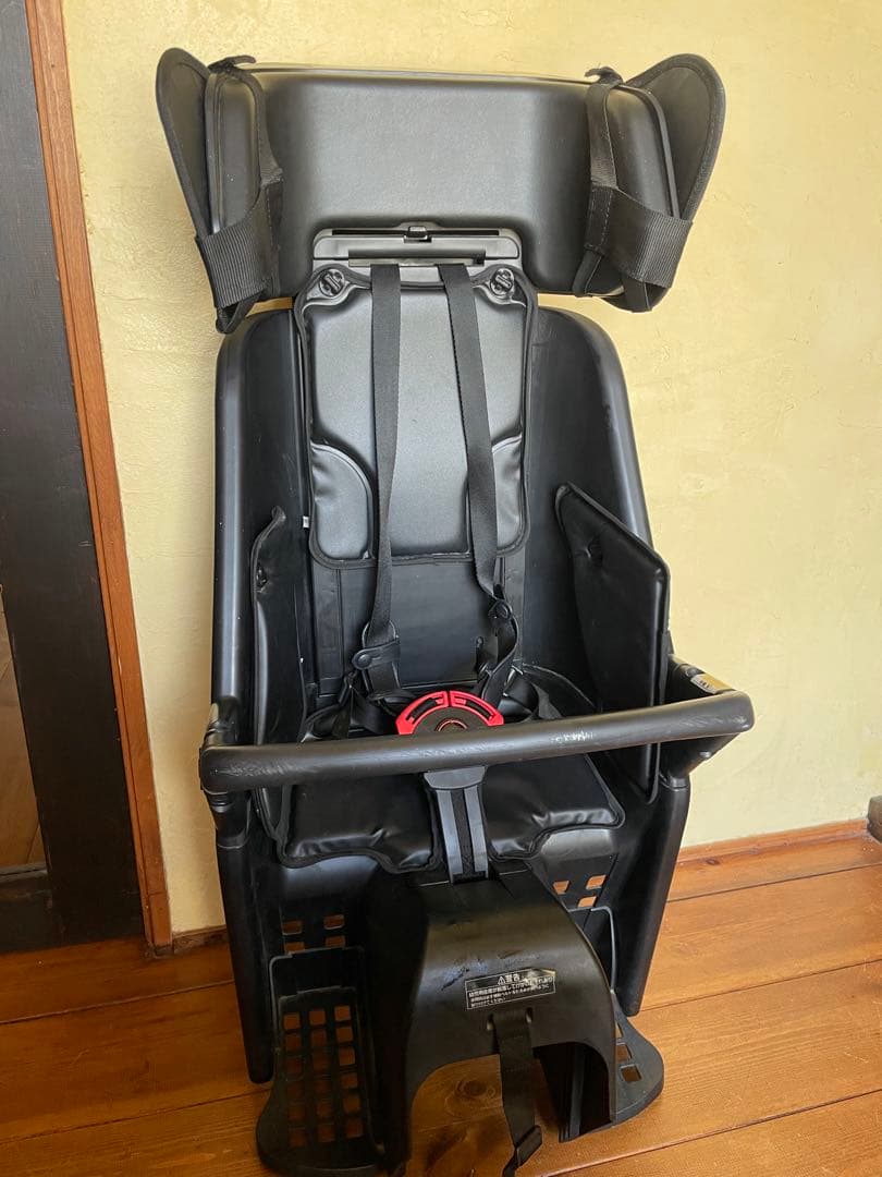 パナソニック　OGK PRBC-001DX チャイルドシート 黒　自転車　後部用