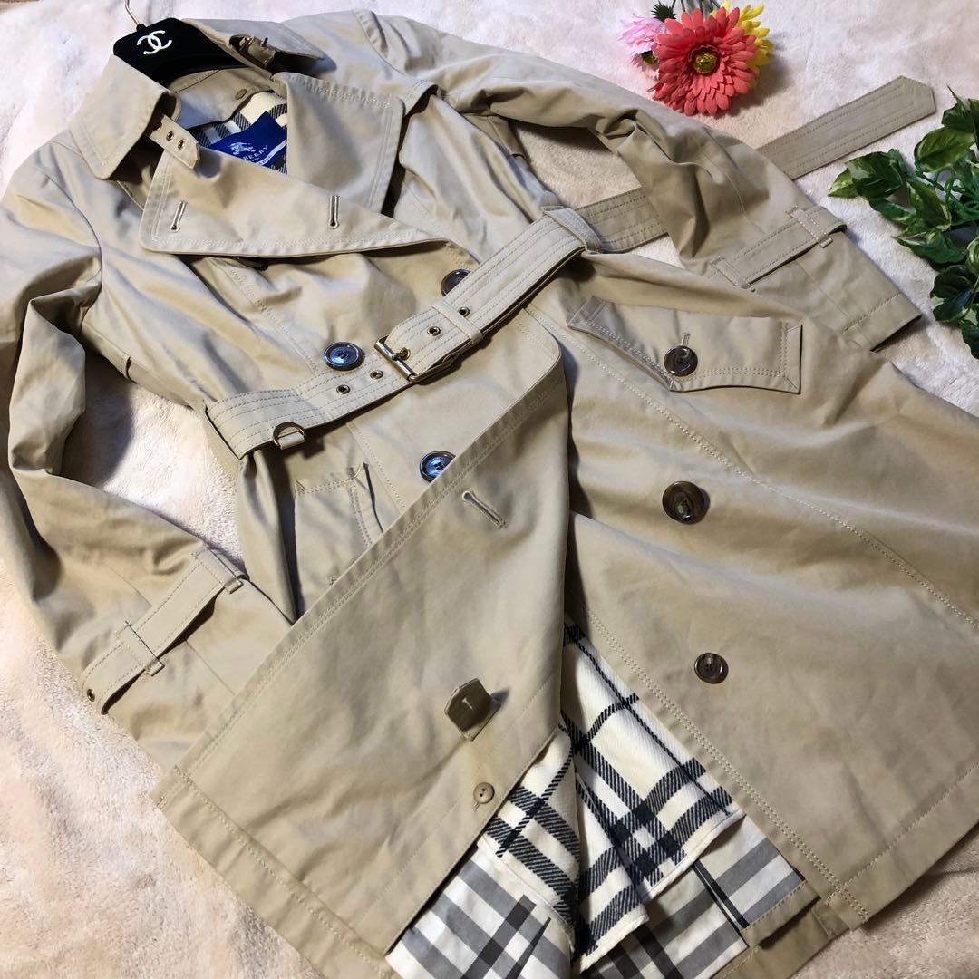 ☆coco☆極美品♡バーバリーブルーレーベル　ライナー付き　トレンチ