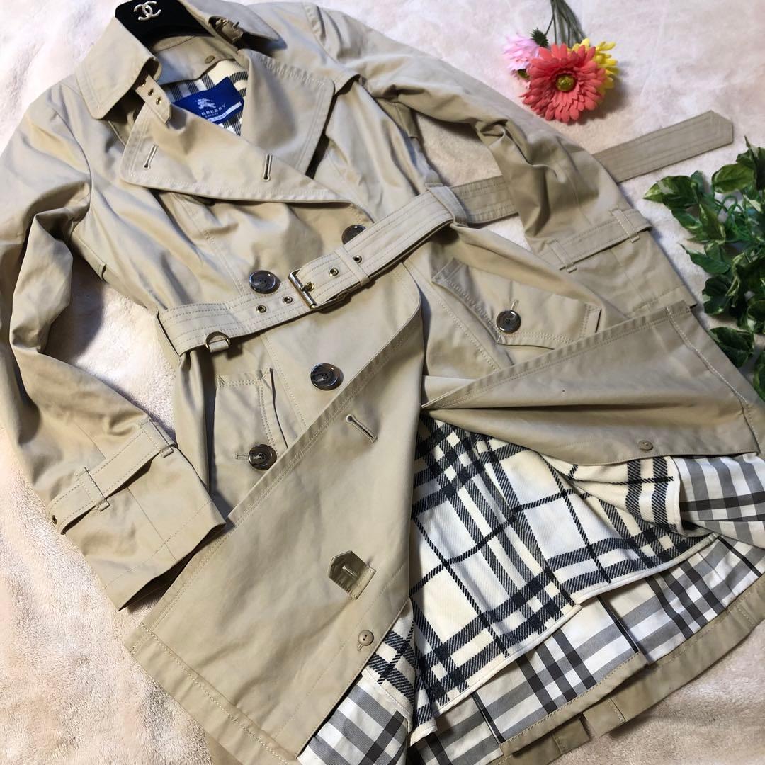 ☆coco☆極美品♡バーバリーブルーレーベル　ライナー付き　トレンチ