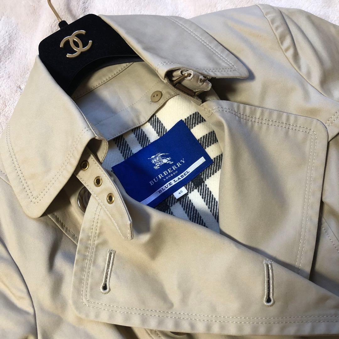 ☆coco☆極美品♡バーバリーブルーレーベル　ライナー付き　トレンチ