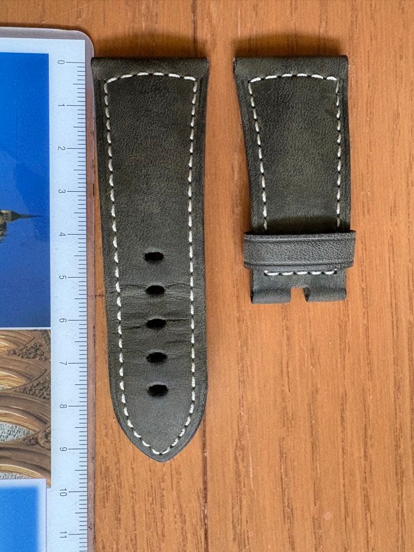 パネライ 用革ベルト　26ミリ幅　寸短