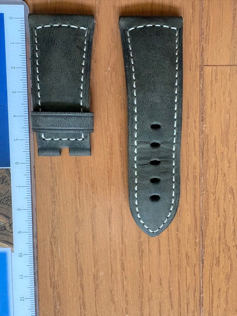 パネライ 用革ベルト　26ミリ幅　寸短