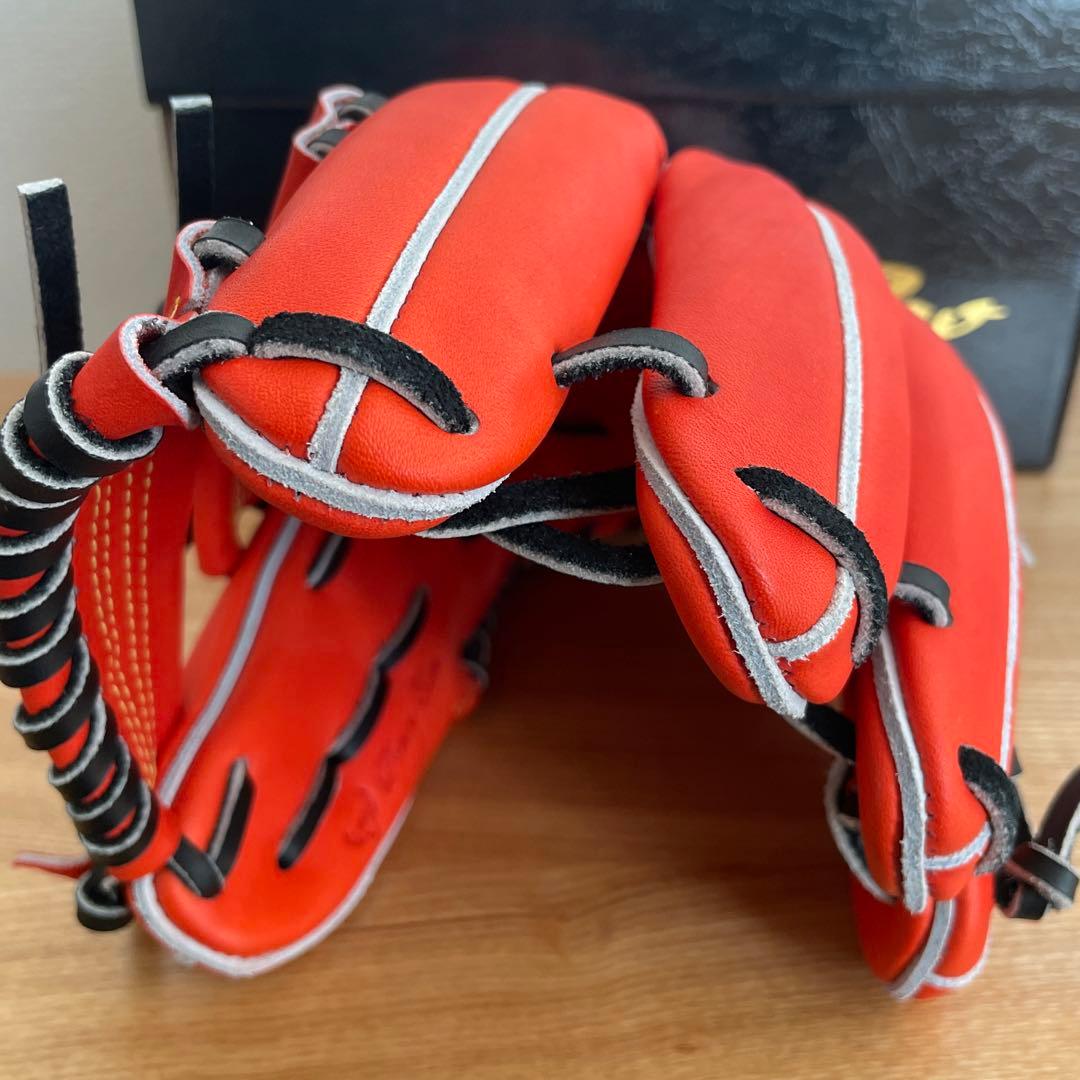 ミズノプロ　硬式用　グラブ　内野　グローブ　高校野球対応　湯もみ済み