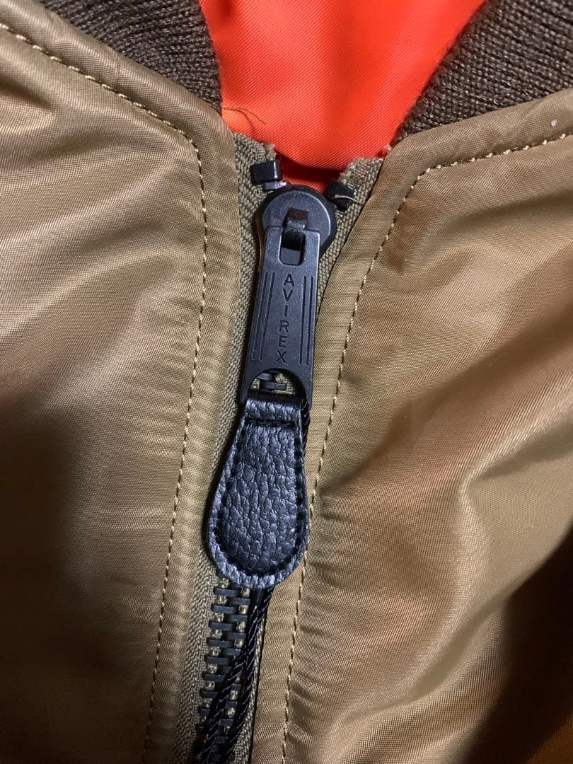 ジャケット・アウター AVIREX MA-1 COMMERCIAL tan color