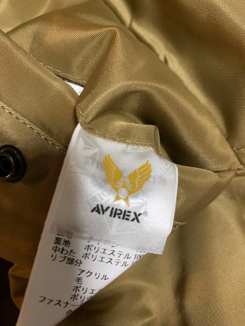 ジャケット・アウター AVIREX MA-1 COMMERCIAL tan color