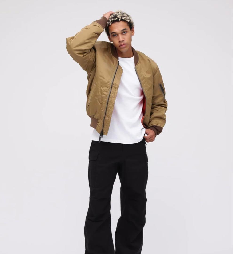 ジャケット・アウター AVIREX MA-1 COMMERCIAL tan color