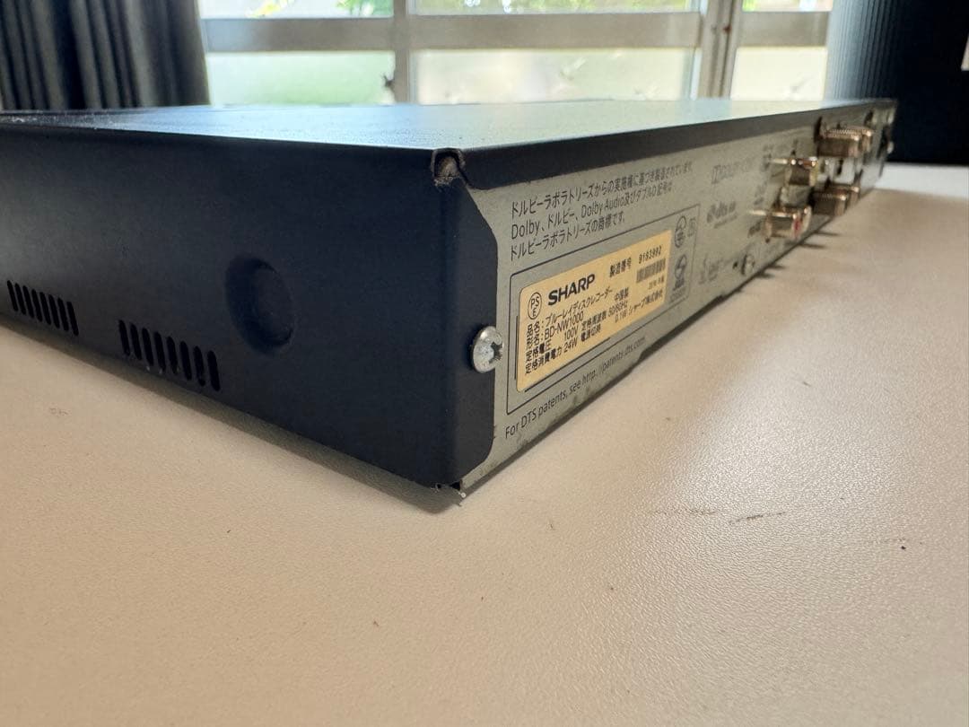 AQUOS ブルーレイレコーダー BD-NW1000 2016年製