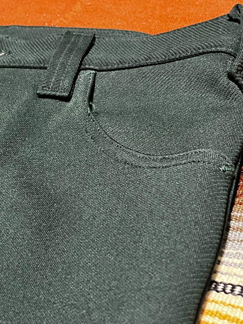 60s USA製 Lee フレアパンツ 42TALON ピスネームTM グリーン