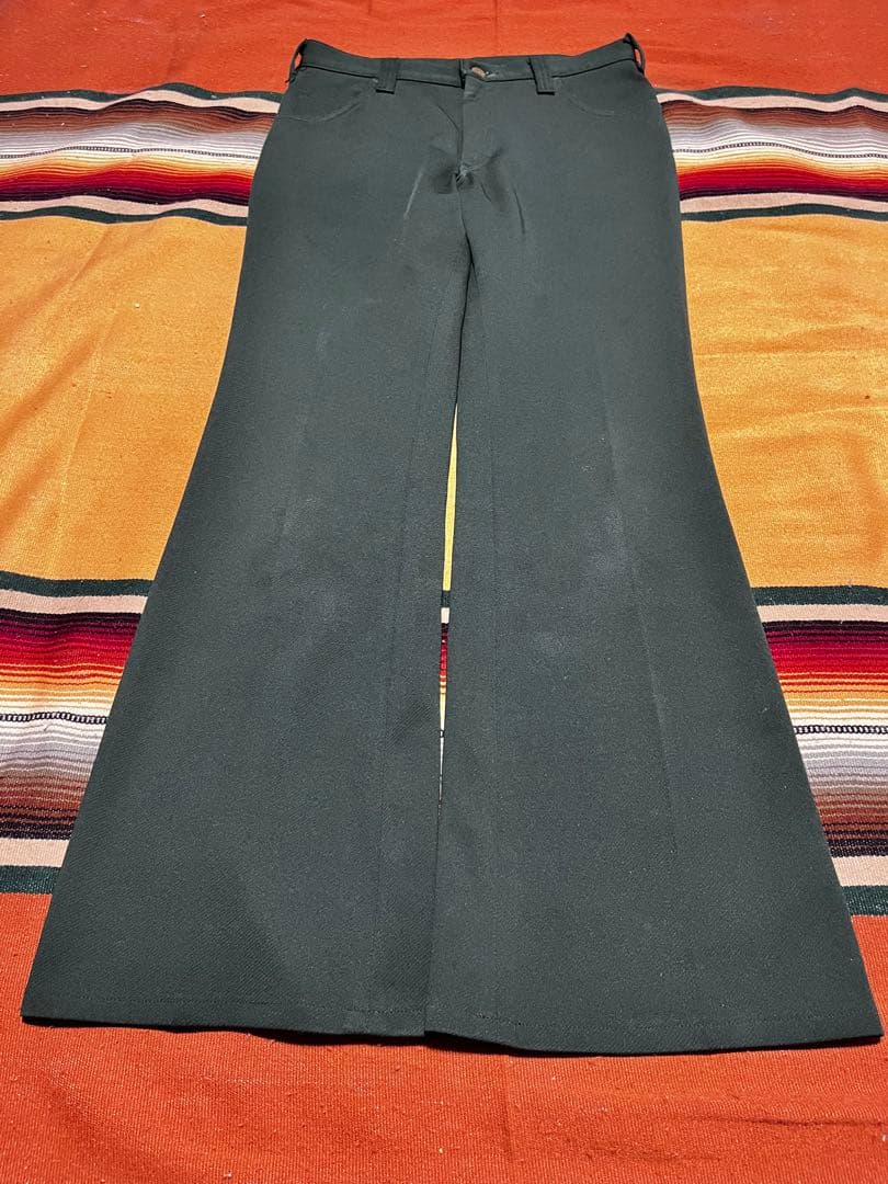 60s USA製 Lee フレアパンツ 42TALON ピスネームTM グリーン