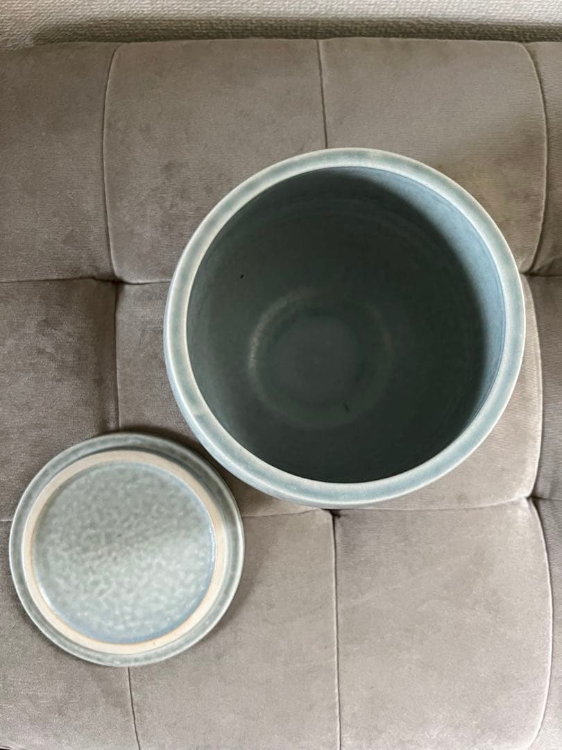 明山窯 ぬか壺 寺本りえ子 ぬか漬け壺