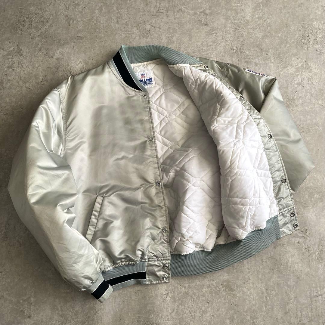 80s 90s STARTER RAIDERS スタジャン USA製 シルバー
