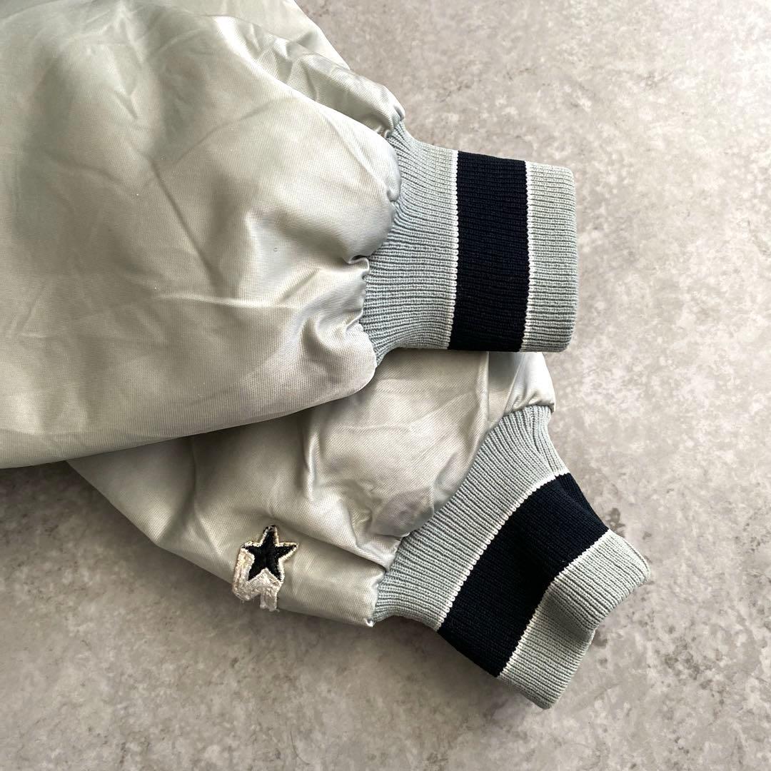 80s 90s STARTER RAIDERS スタジャン USA製 シルバー