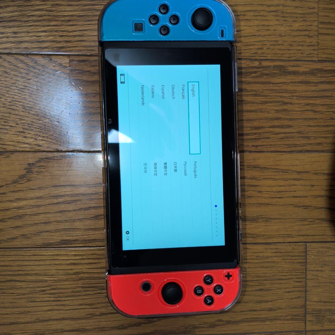 Nintendo Switch ネオンブルー/ネオンレッド 本体＋保護ケース