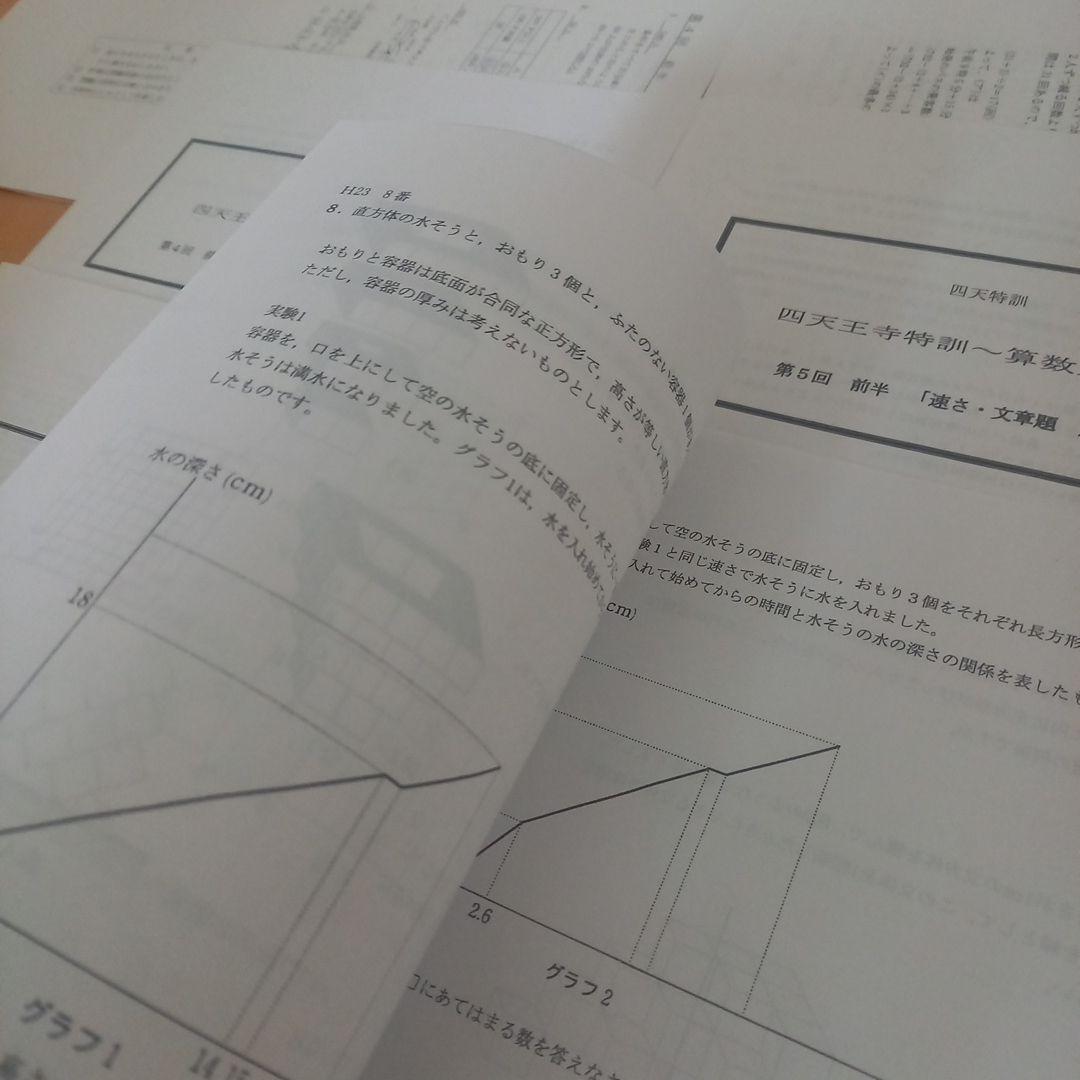 祝❕本日合格最終値下げ❕❕【最新版】浜学園　四天王寺特訓　算数対策セット