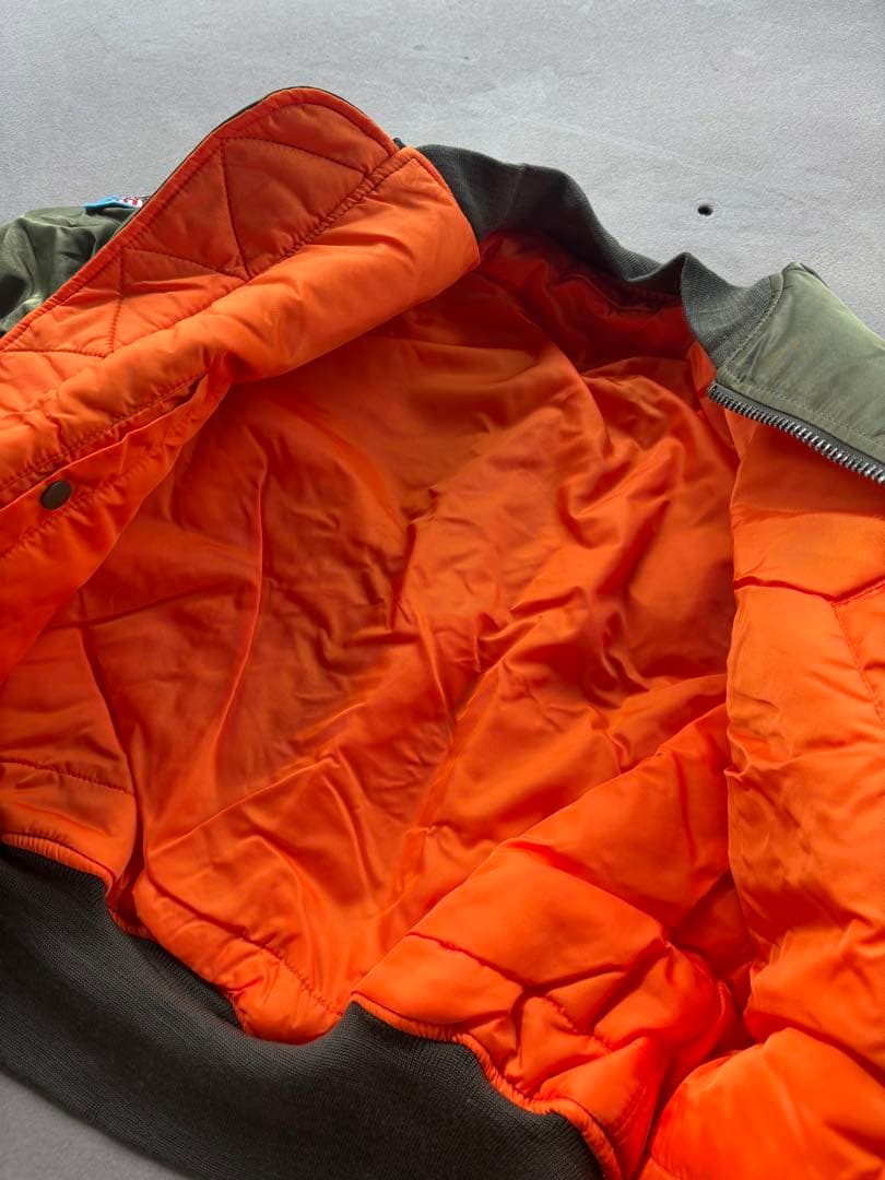 【新品未使用】TOP GUN MA-1 ジャケット オリーブグリーン アルファ社