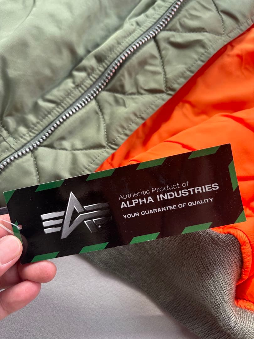 【新品未使用】TOP GUN MA-1 ジャケット オリーブグリーン アルファ社